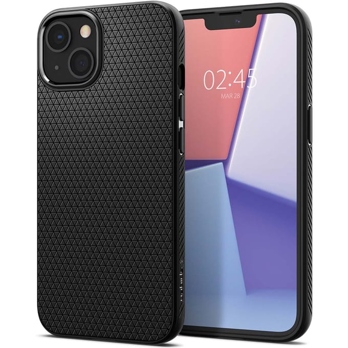 Spigen Liquid Air™ Backcover voor de Apple iPhone 13 Mini - Zwart