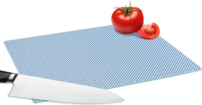 Glazen Snijplank - 28x20 - Broek - Structuur - Denim - Patronen - Snijplanken Glas
