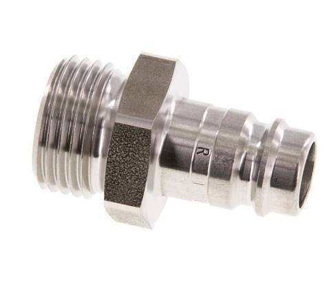 RVS DN 10 Luchtkoppeling Insteeknippel G 1/2 inch Buitendraad - CLP10-M-S-P-012