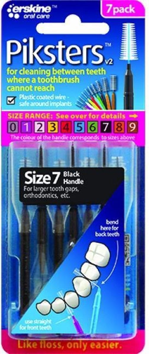 Piksters 7 Zwart 1.1mm - 10 stuks - Rager