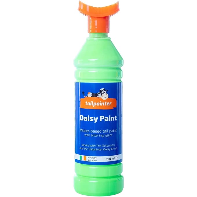Daisy Paint Staartverf voor tochtigheidsdetectie | 750 ml | rood, blauw, groen of oranje | met applicatieborstel Groen