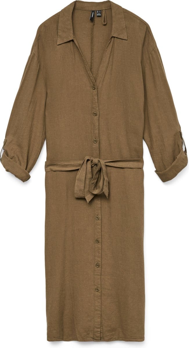 VERO MODA - VMLINN LOOSE CALF SHIRT WVN NOOS - Dames - Blouses