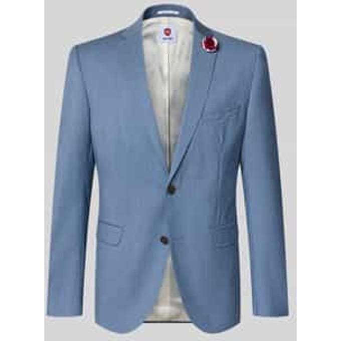 slim fit 2-knoops colbert van scheerwol model 'PATRICK'