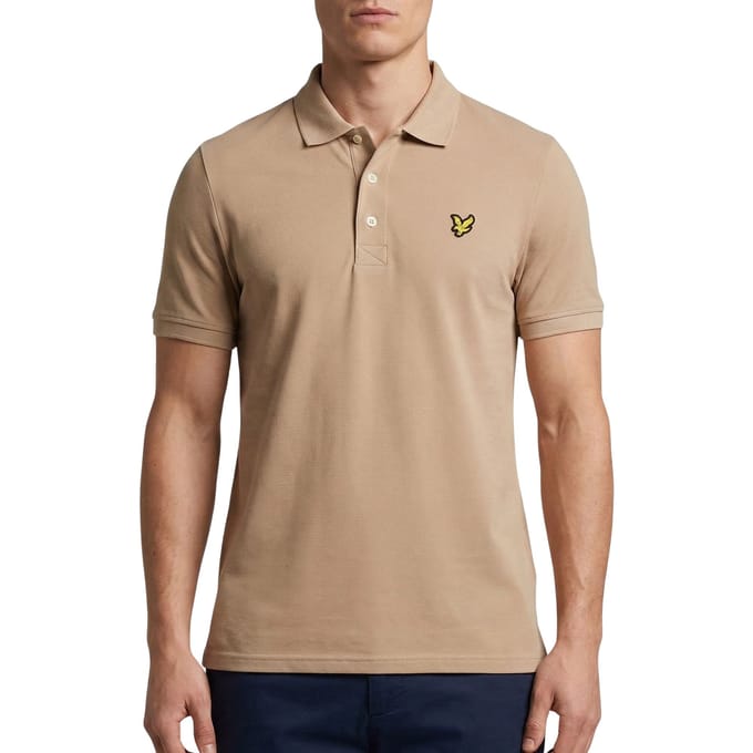Lyle & Scott Plain Polo Heren - Maat M