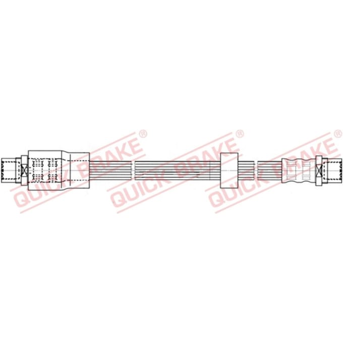 Remleiding QUICK BRAKE 22.413