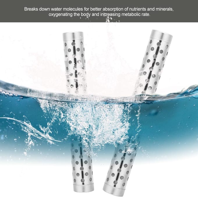 Waterstof Alkalisch Water Stick PH Alkalizer Ionisator Mineraal Zuiveraar Filter Platte Kop white