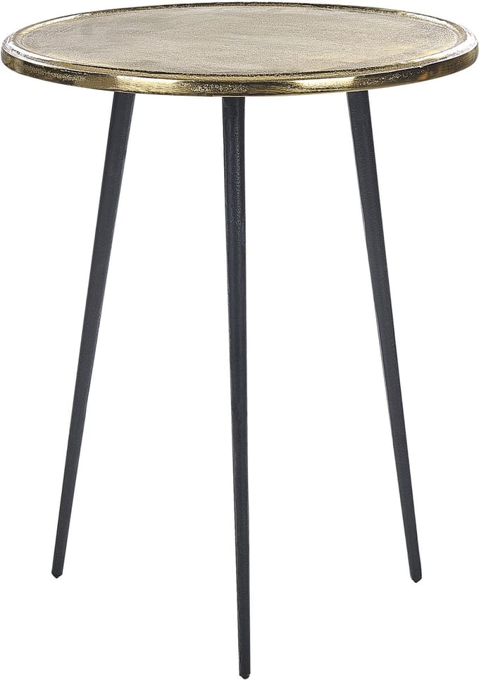 TELFER - Bijzettafel - Goud - Aluminium
