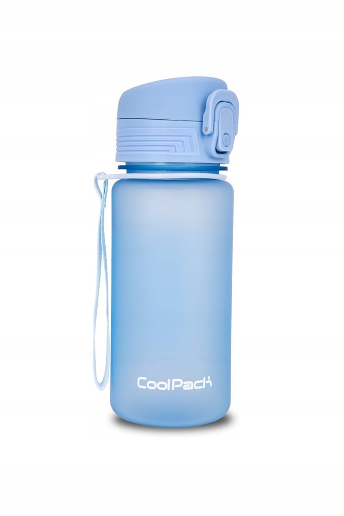 Coolpack Brisk MINI Fles 400ml - Lichtblauw, BPA-vrij Tritan