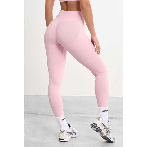 FAMME High Waist Sculpt Leggings Pink M