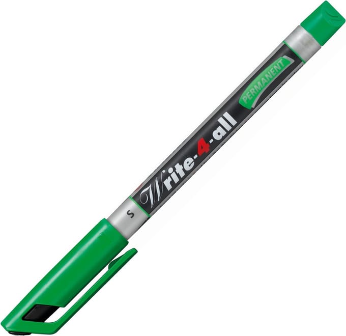 STABILO Write-4-All - Permanent Marker - Superfine 0,4 mm - Groen - per stuk
