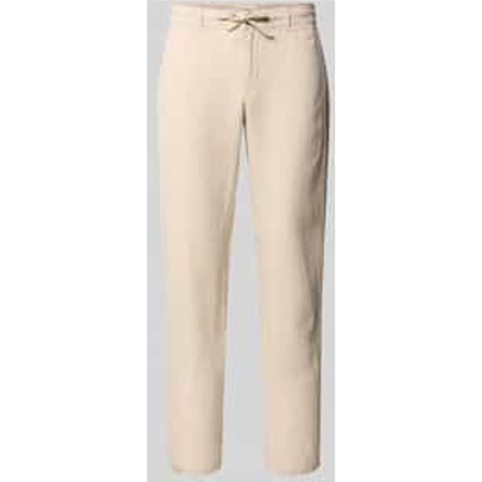 slim fit linnen broek van puur linnen model 'Fabio'