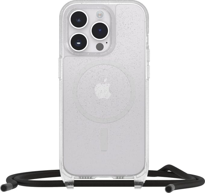 OtterBox React Necklace geschikt voor iPhone 15 Pro Max Hoesje met Koord Glitter
