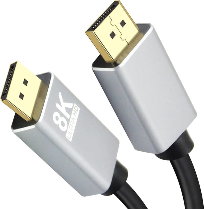 Anschlusskabel, DisplayPort Stecker/Stecker, PREMIUM 8K, 2,0m, schwarz