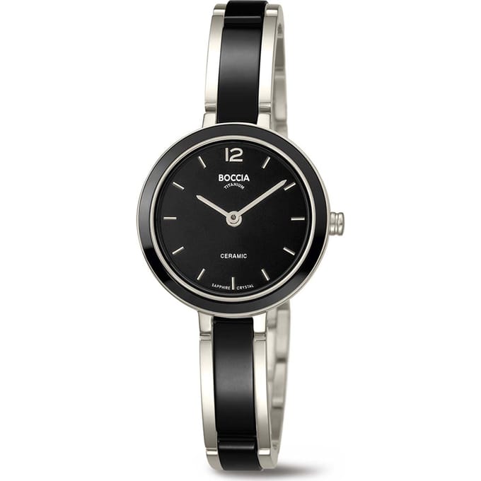 Boccia Titanium 3333-02 - Dames Horloge 29mm