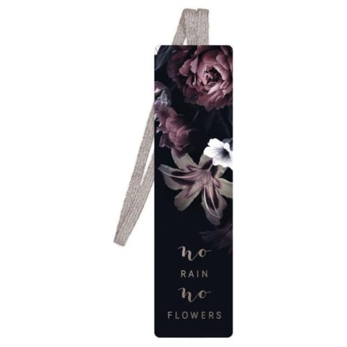 Libri_x boekenlegger met elastiek - flowers