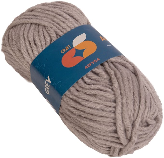 Colorations - Acrylgaren 4 mm - 50gr - Grijs