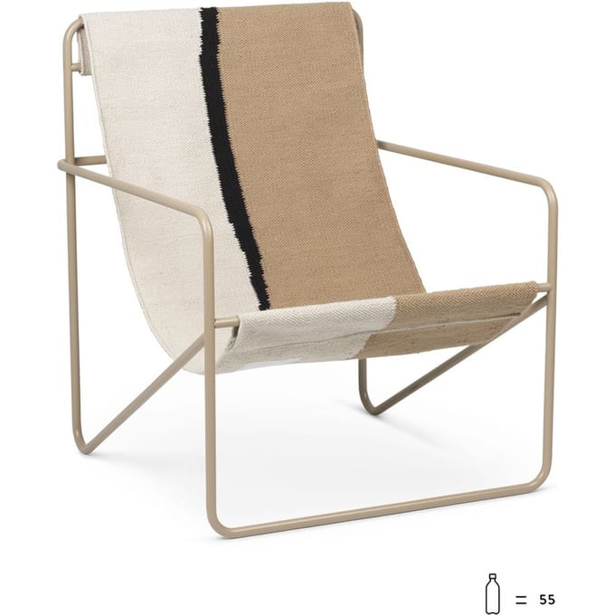 Ferm Living Desert Stoel - cashmere - Soil