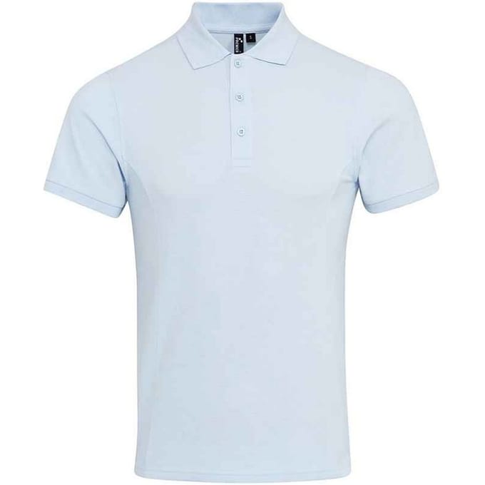 Premier Heren Coolchecker Plus Piqu Polo Shirt (Lichtblauw)