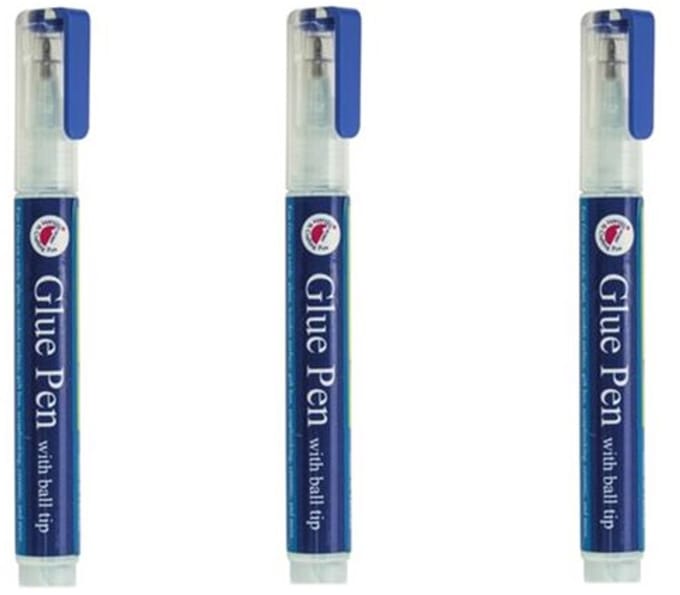 3x Glue Pen with ball point tip - 12416-1600 - Gratis verzonden