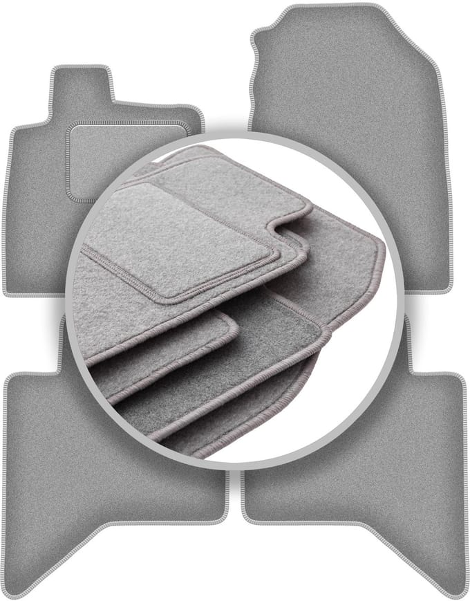 Grijze automatten voor: Isuzu D-MAX III pick-up (2019-)