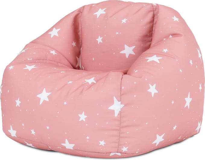 icon - Kingston Kinderzitzak Stoel - Sterren - Binnen - Buiten - Roze