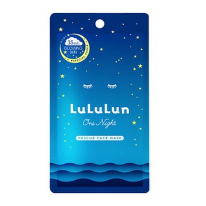 LuLuLun - One Night Rescue Face Mask Moisture Skin - 1 pcs