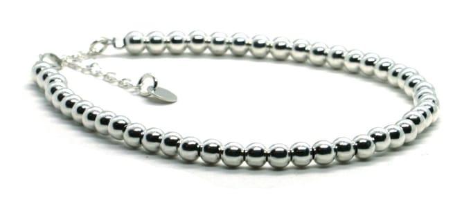Heaven Eleven - dames - enkelbandjes - zilver - 925 - 5mm - verstelbaar 23cm + 4cm