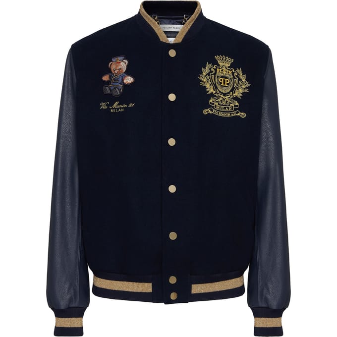 Leren Bomber Teddy