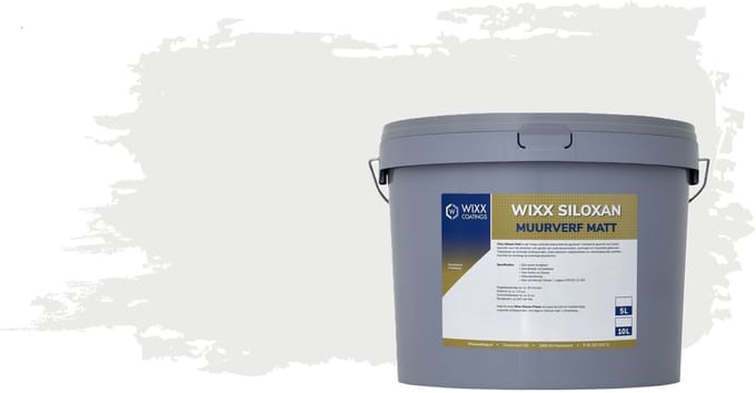 Wixx Siloxan Buitenlatex Matt - 5L - RAL 9003 | Signaalwit