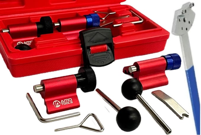 AMD TOOLS - Stelschijfset - VW Golf 5 6 Polo Skoda Seat - TDI SDI Motoren