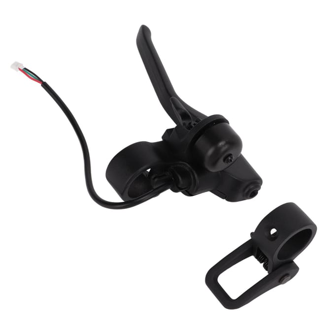 Levier de Frein de Scooter Noir Alliage d'Aluminium Frein à Main de Scooter avec Sonnette Boucle Pliante pour Xiaomi M365 1S PRO PRO2 black