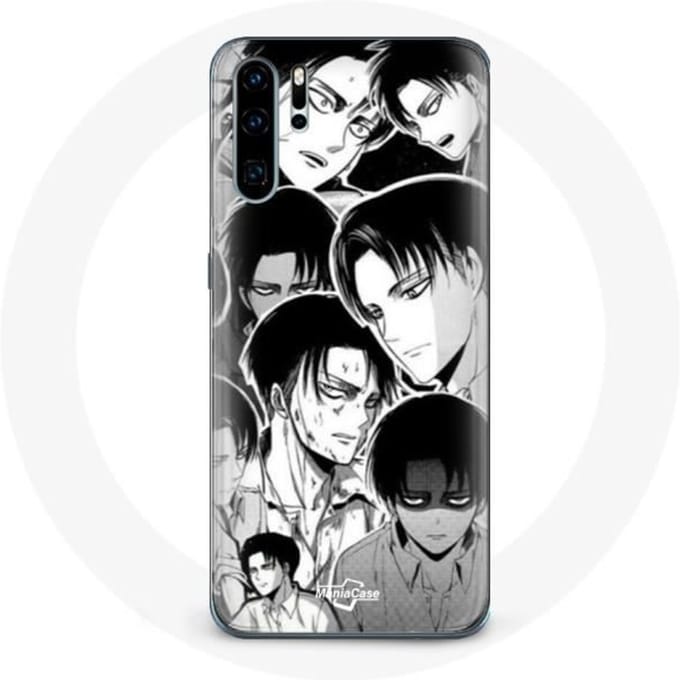 Case voor Huawei P30 Aanval op Titan Manga Levi Ackerman