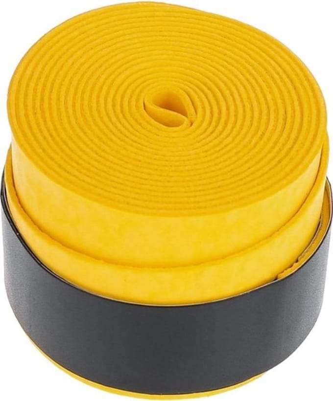 Fako Bijoux® - Racket Overgrip - Tennis - Soft - Geel - 2 Stuks