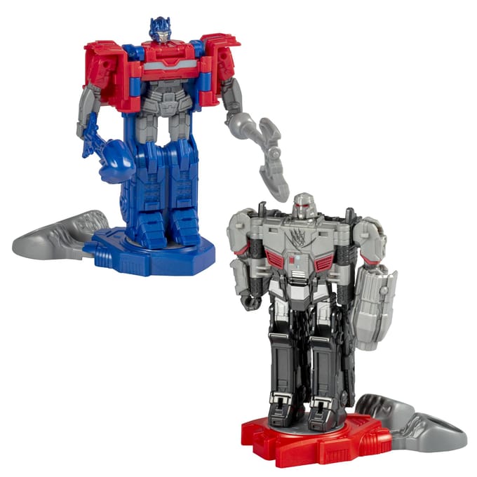 Hasbro Transformers One-Step Changers actiefiguren Optimus Prime & Megatron - multicolor