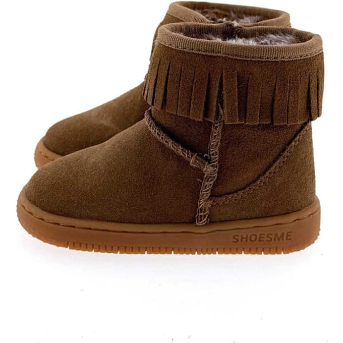 Shoesme Bn25w021 Laarzen - Suède - Jongens - Camel - Maat 20