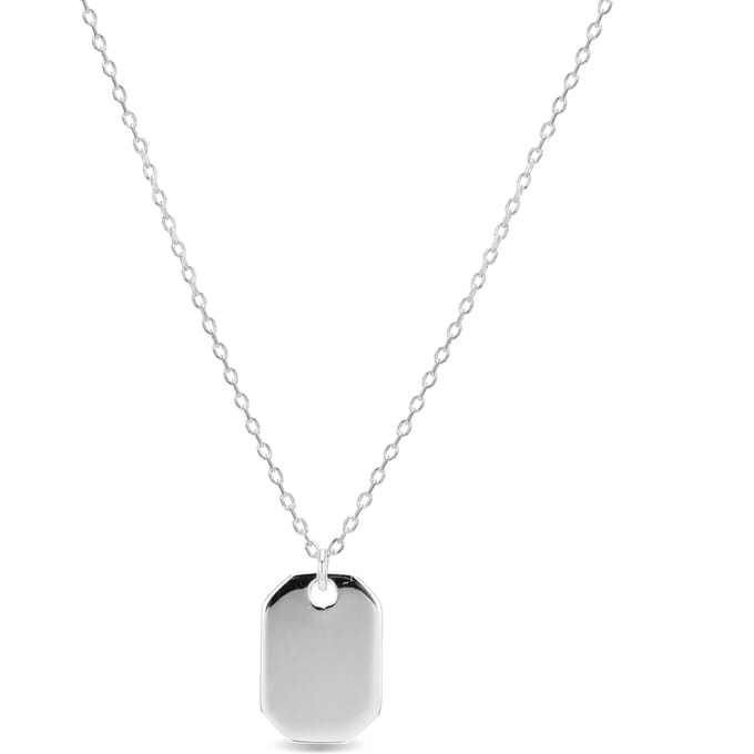 Luxenter 925 Sterling zilveren gerhodineerde halsketting - Imlor