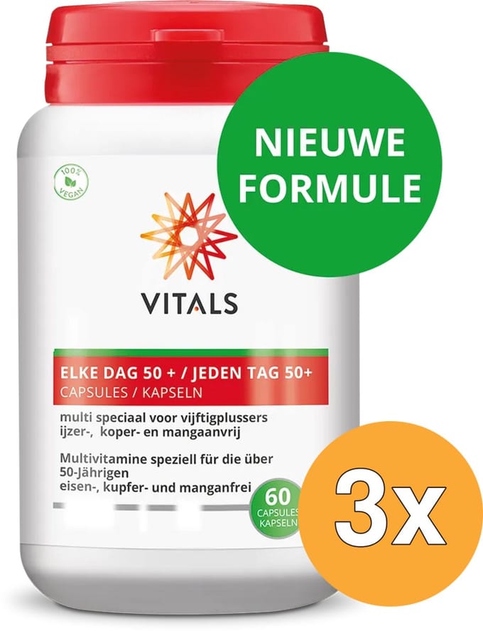 3x Vitals Elke Dag 50+ (60 capsules)