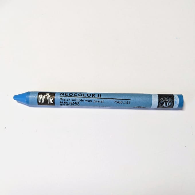 Caran d´Ache Neocolor II Aquarelkrijt | Blue Jeans (155)