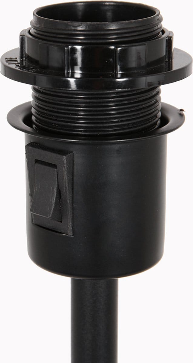 Steinhauer - vloerlamp - Stang - zwart - metaal - losse armatuur - LED_E27 - 3349ZW