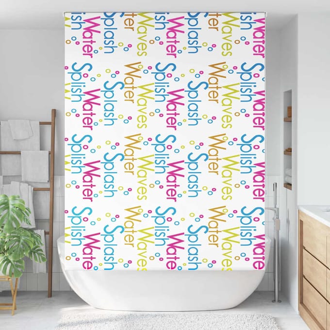 vidaXL - Doucherolgordijn - 150x240 - cm - stofbreedte - 146 - cm