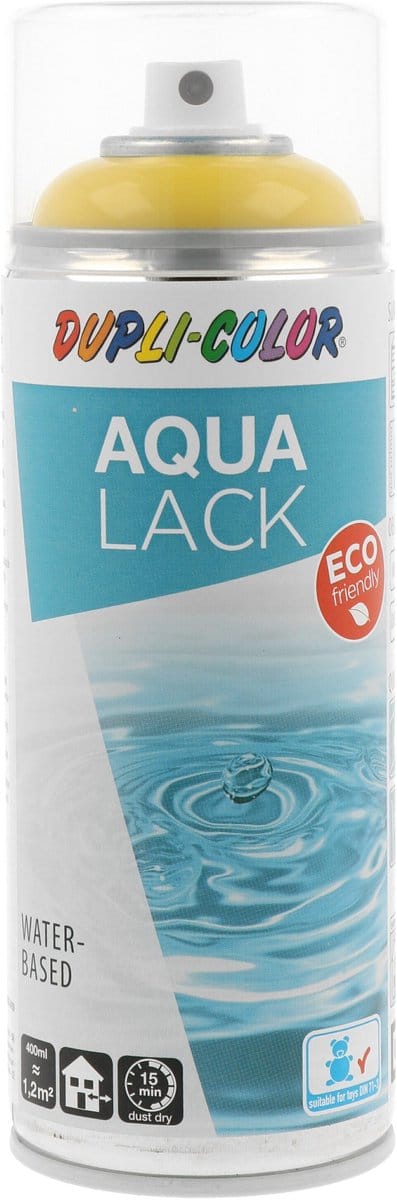 DupliColor Aqua Eco+ RAL1021 Hoogglans Spuitbus 350ml
