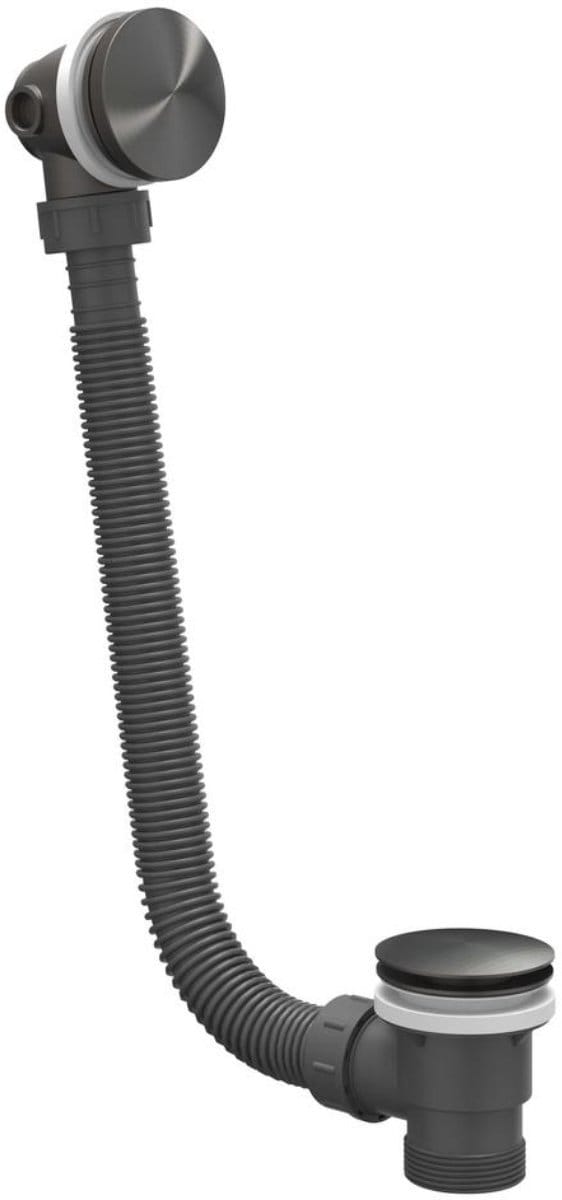 IVY Badoverloop - Vulcombinatie met Sifon - Geborsteld RVS 316 Carbon Black PVD
