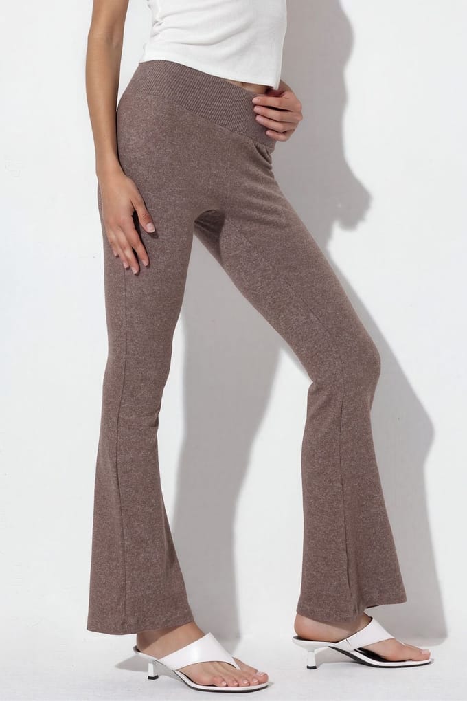 Hoge taille flared legging