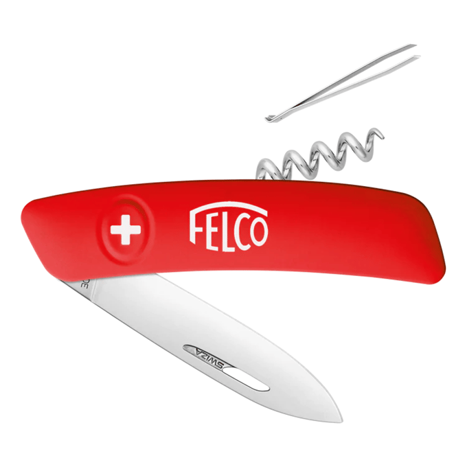 Felco 501 Zakmes Met Kurkentrekker Pincet En RVS Lemmet