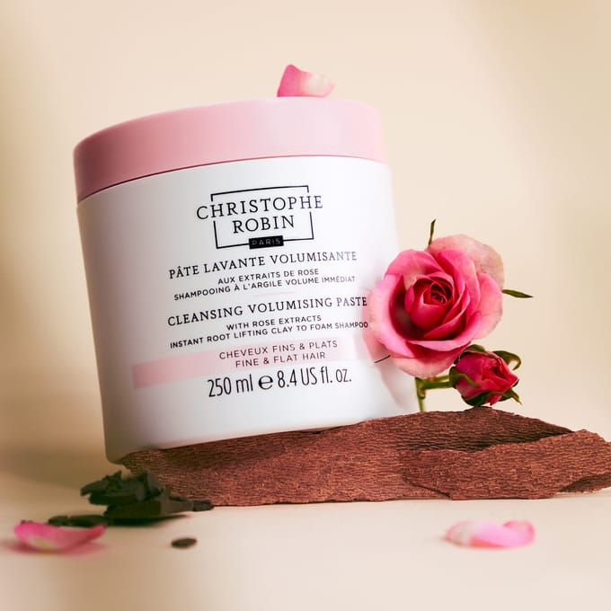 Christophe Robin Cleansing Volumizing Hair Paste Pure with Rose Extracts - 250ml