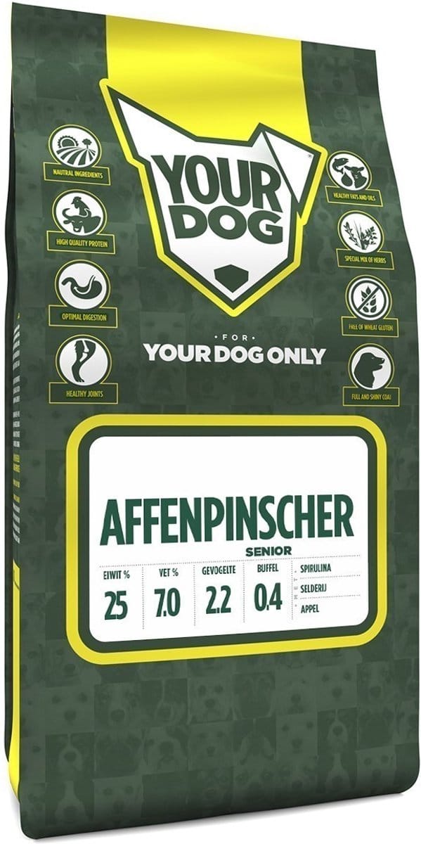 Yourdog affenpinscher senior - 3 KG