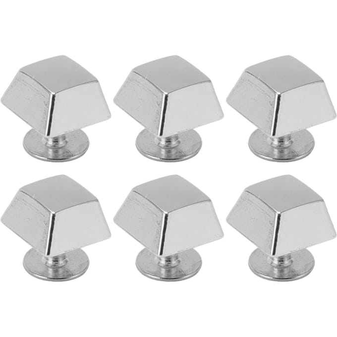 30 Ensembles Bouton Rivet à Vis 12mm Forme Carrée Trapézoïdale Couleur Vive Haute Résistance Pieds de Sac à Main argenté