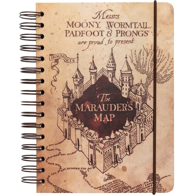 Harry Potter Marauder's Map Unisex Bureau- & Schrijfgerei - meerkleurig - Standard