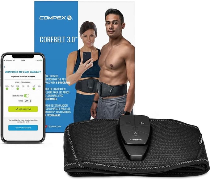Body Sculpting Vibrerende Stimulatorriem Compex Corebelt 3.0 S/M (Refurbished A)