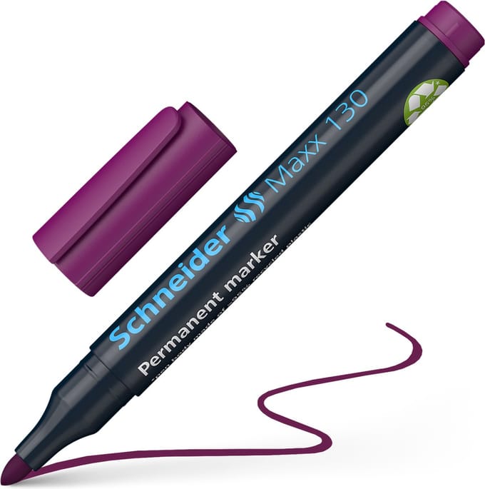 Schneider permanent marker - Maxx 130 - ronde punt - paars - S-113008